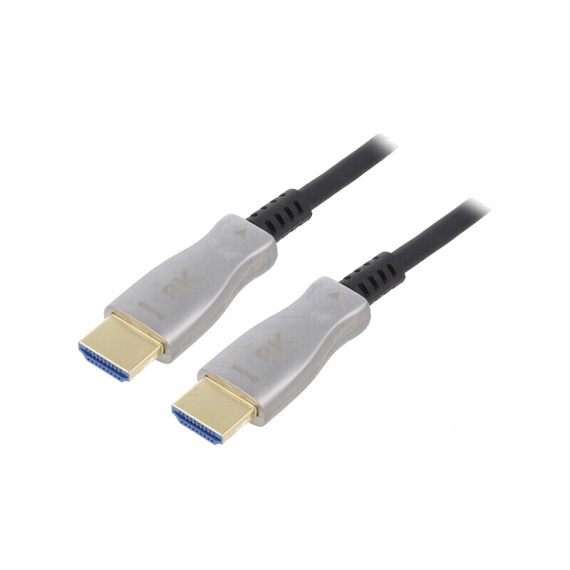 Cablu HDMI 2.1 HDCP 2.2 Negru PVC | Electronic-mag.ro | Componente Electronice