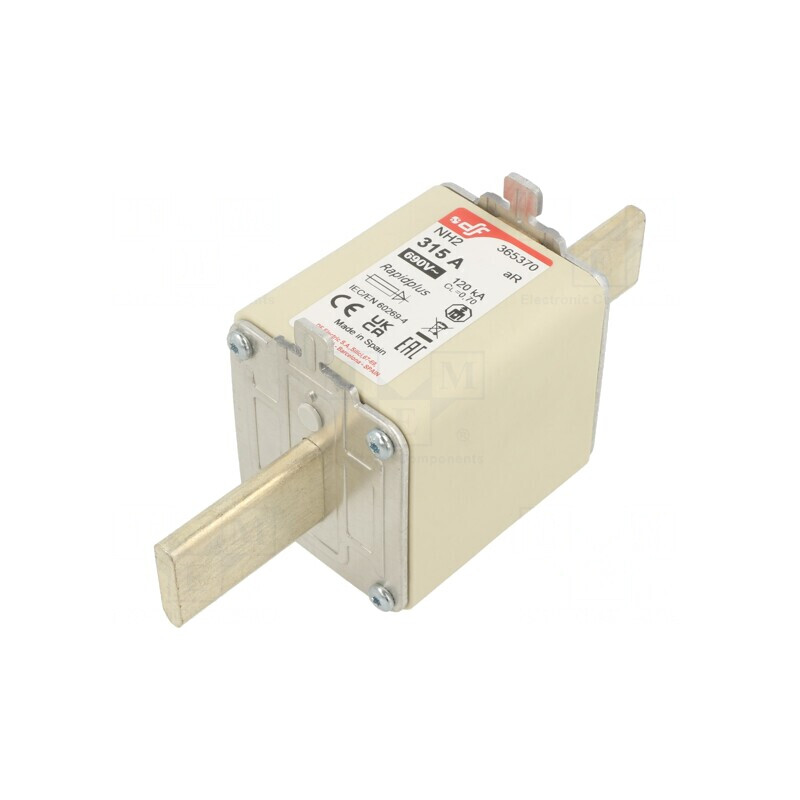 Siguranţă NH2 aR 315A 690VAC 550VDC Argintie | Electronic-mag.ro | Componente Electronice Siguranţă NH2 aR 315A 690VAC 550VDC Argintie | Electronic-mag.ro | Componente Electronice
