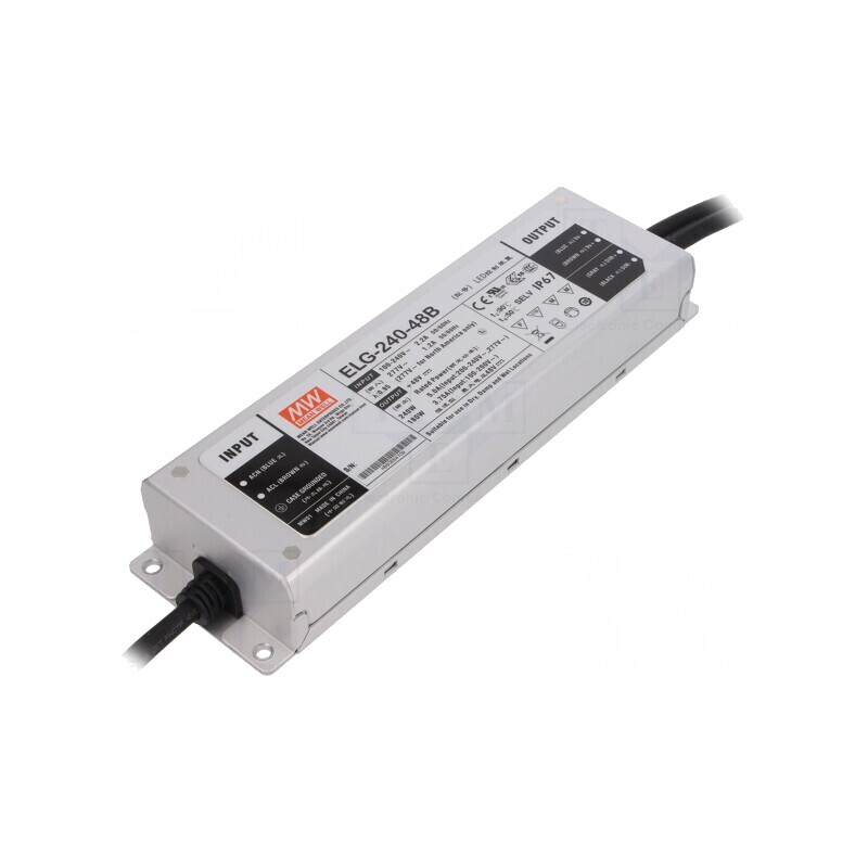 Alimentator LED 240W 48V 5A IP67 | Electronic-mag.ro | Componente Electronice