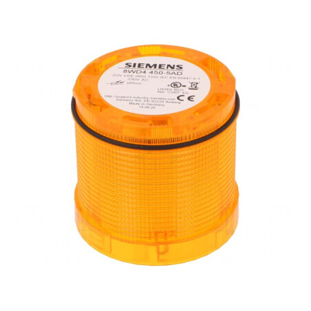 Semnalizator LED Galben 230VAC IP65 Ø70mm | Electronic-mag.ro | Componente Electronice