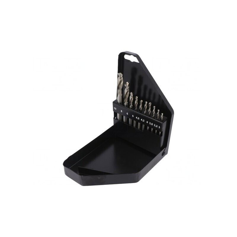 Set Burghie Metal HSS-Co 10 Bucăți | Electronic-mag.ro | Componente Electronice