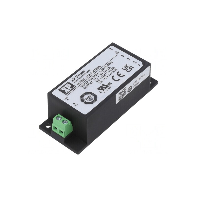 Alimentator Pulsatoriu 15W 120-370VDC 85-264VAC ECL15UT02-S | Electronic-mag.ro | Componente Electronice