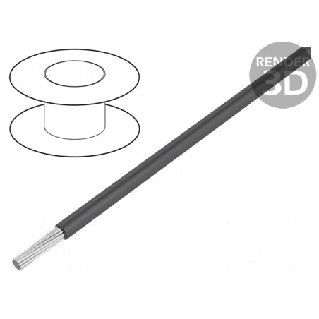 Cablu HookUp Wire PTFE 22AWG Gri 30,5m | Electronic-mag.ro | Componente Electronice