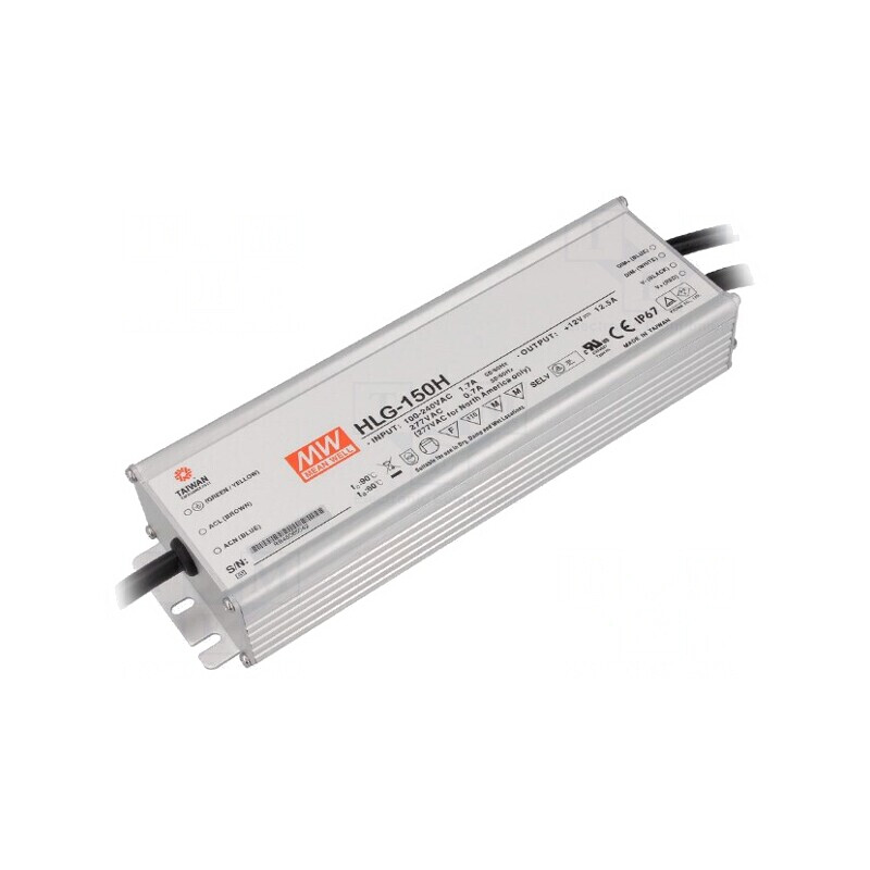 Alimentator LED 151W 42VDC 3.6A IP67 | Electronic-mag.ro | Componente Electronice
