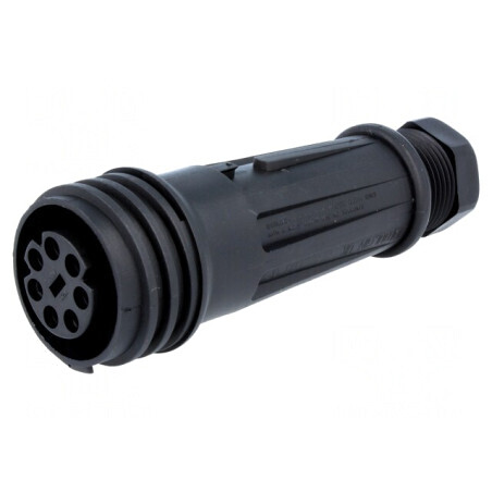 Conector Circular Mufă Mamă 7 Pin Filet Exterior | Electronic-mag.ro | Componente Electronice
