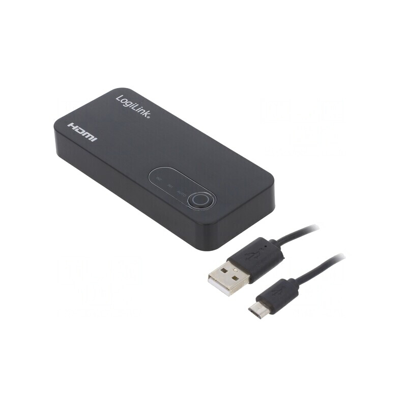 Switch HDMI 2.1 cu 2 Porturi HDCP 2.3 Negru | Electronic-mag.ro | Componente Electronice