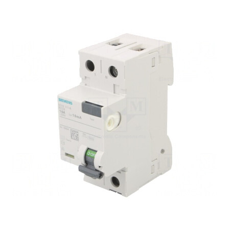 Întrerupător diferențial 16A 10mA 1P+N IP20 | Electronic-mag.ro | Componente Electronice