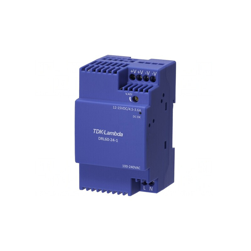Alimentator Pulsatoriu pentru Şină DIN 60W 24V 2,5A | Electronic-mag.ro | Componente Electronice