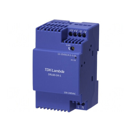 Alimentator Pulsatoriu pentru Şină DIN 60W 24V 2,5A | Electronic-mag.ro | Componente Electronice
