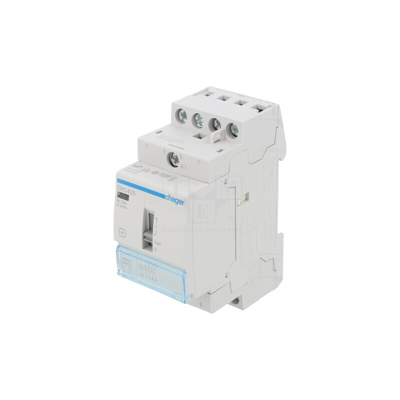 Contactor 4-poli 25A 230VAC NO 4x 10-50°C | Electronic-mag.ro | Componente Electronice