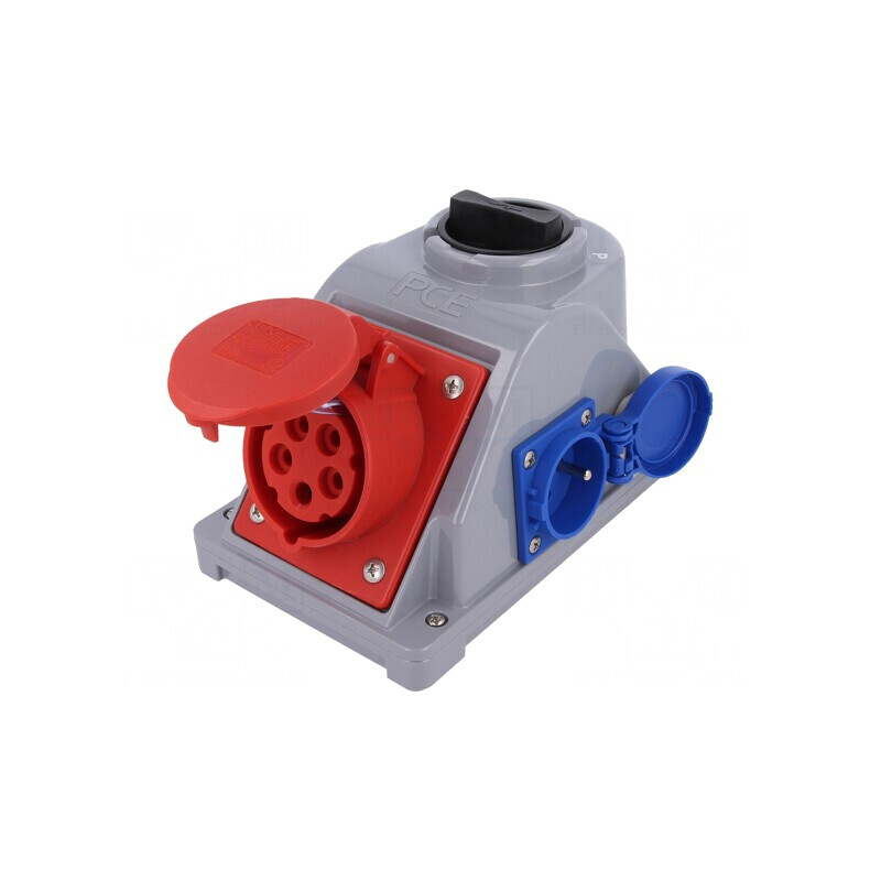 Conector alimentare AC trifazat 16A 400V IP44 | Electronic-mag.ro | Componente Electronice