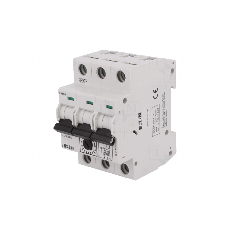 Întrerupător Motor 0,75kW 220-440V DIN IP20 | Electronic-mag.ro | Componente Electronice