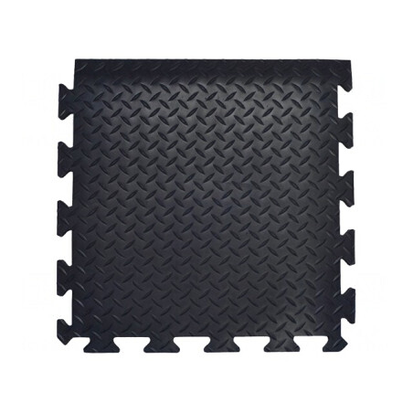 Covor anti-oboseală din foam PVC negru 0.5x0.5m | Electronic-mag.ro | Componente Electronice