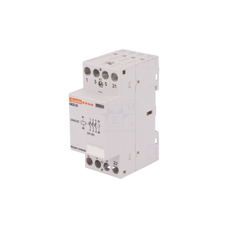 Contactor 4-Poli 32A 24V NC NO x3 | Electronic-mag.ro | Componente Electronice