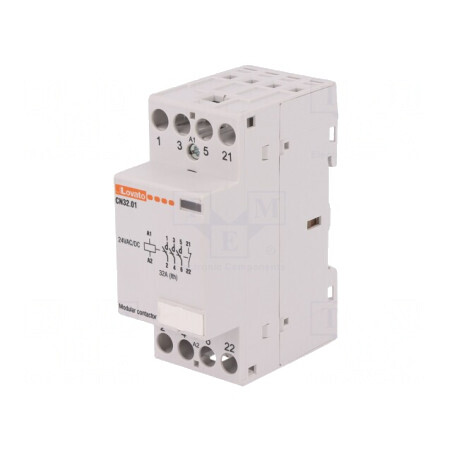 Contactor 4-Poli 32A 24V NC NO x3 | Electronic-mag.ro | Componente Electronice