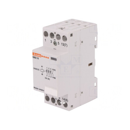 Contactor 4-polar 32A 24VAC/DC NO x4 | Electronic-mag.ro | Componente Electronice