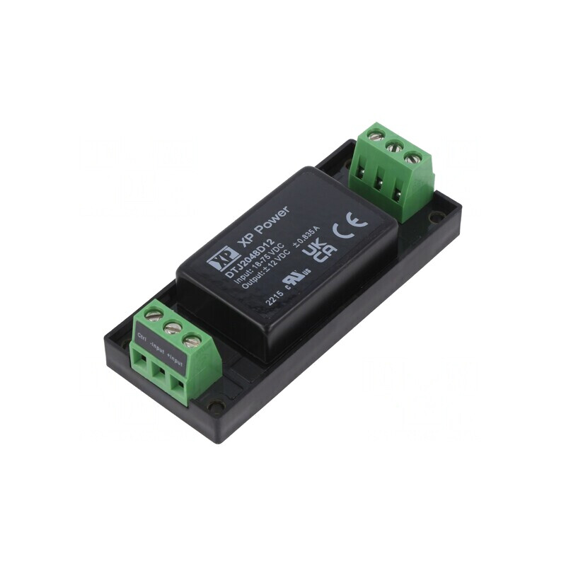Convertor DC/DC 20W 18-75V la 12V/-12V | Electronic-mag.ro | Componente Electronice
