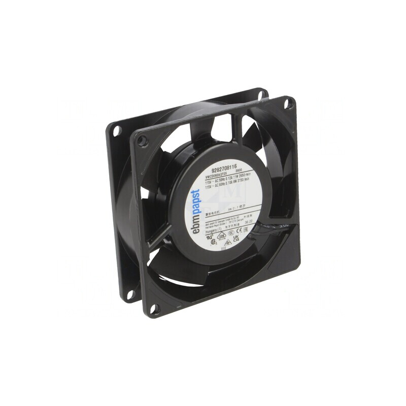 Ventilator AC axial 115V 92x92x25mm 70m3/h 40dBA | Electronic-mag.ro | Componente Electronice