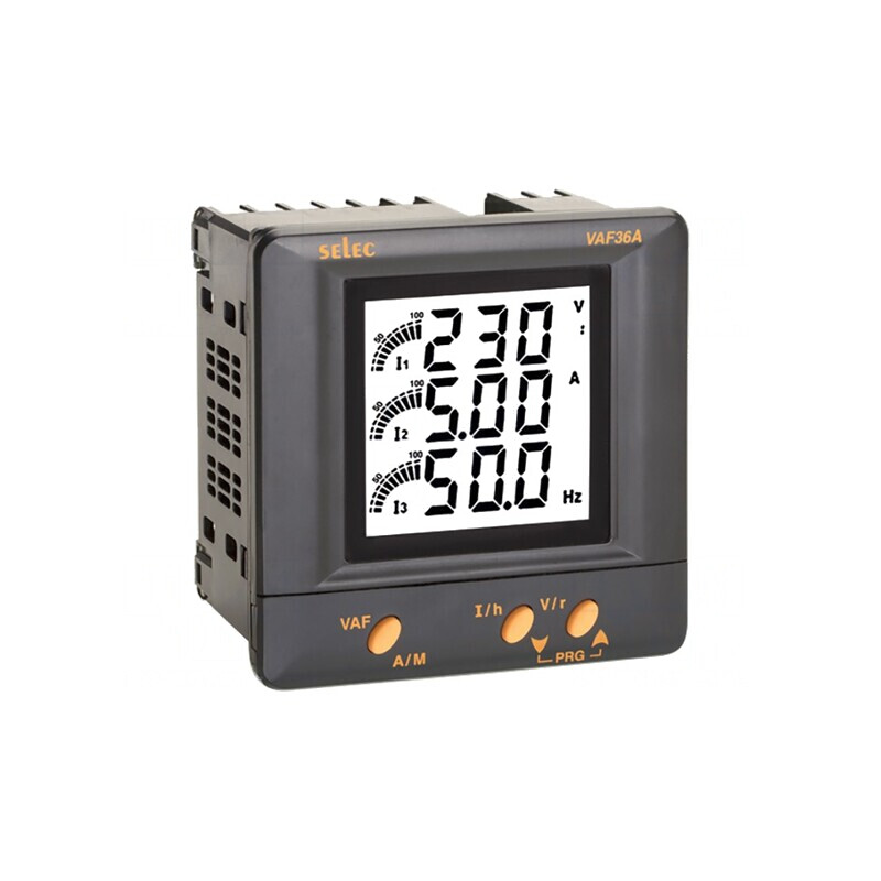 Aparat măsurare parametri rețea LCD 3 cifre VAF36A 230V | Electronic-mag.ro | Componente Electronice