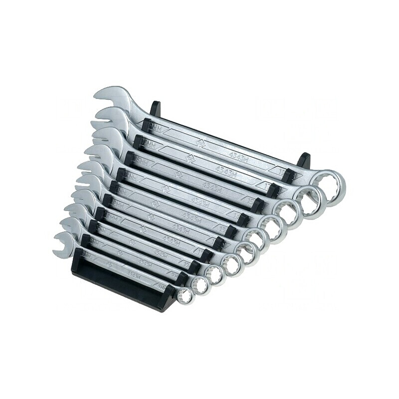 Set chei combinată 10 bucăți oțel crom-vanadium | Electronic-mag.ro | Componente Electronice