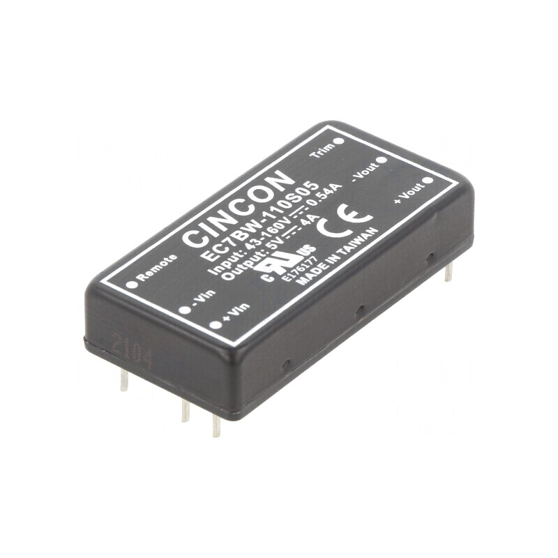 Convertor DC/DC 20W 43-160V la 5V 4000mA THT | Electronic-mag.ro | Componente Electronice