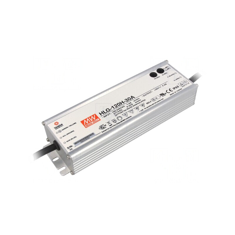 Alimentator LED 120W 30VDC IP65 | Electronic-mag.ro | Componente Electronice
