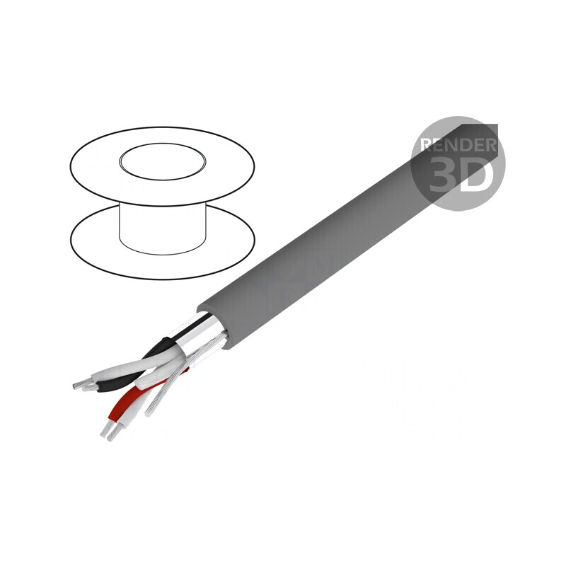 Cablu Alpha Essential 2x2x24AWG LSZH 300V | Electronic-mag.ro | Componente Electronice