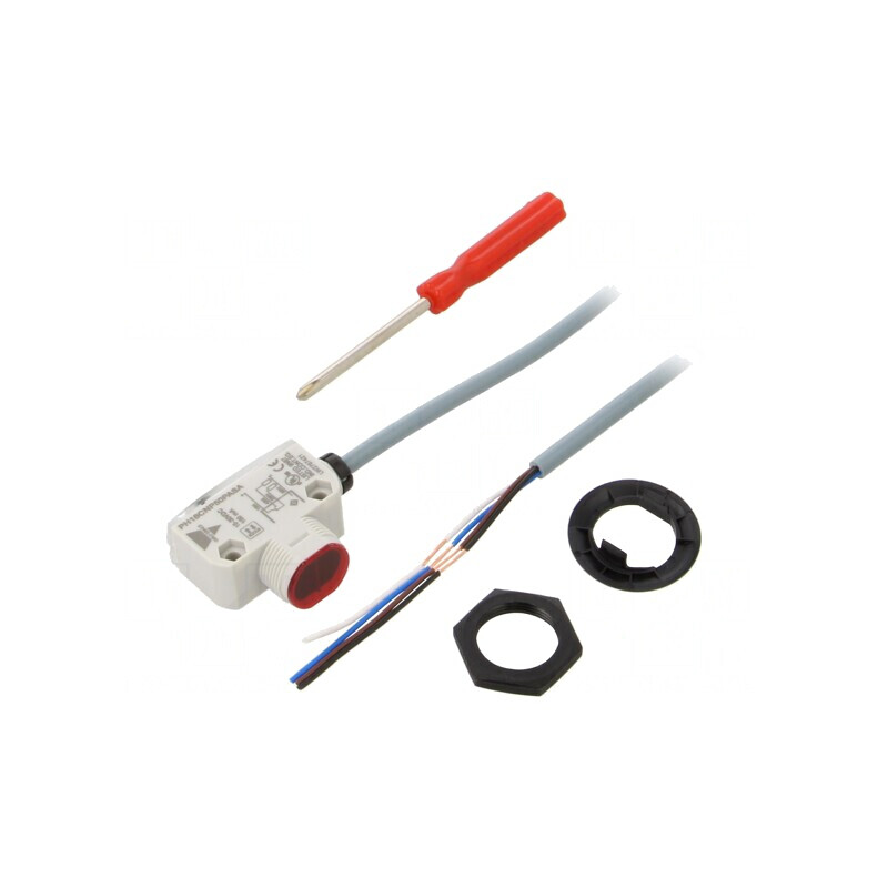 Senzor Fotoelectric PNP/NO/NC, 5m, 10-30VDC | Electronic-mag.ro | Componente Electronice
