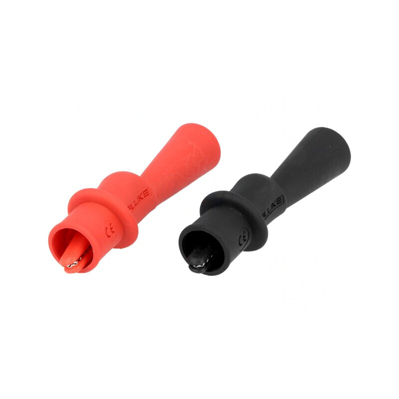 Bornă crocodil negru şi roşu 10A 1kVDC 2mm FLUKE AC175 | Electronic-mag.ro | Componente Electronice