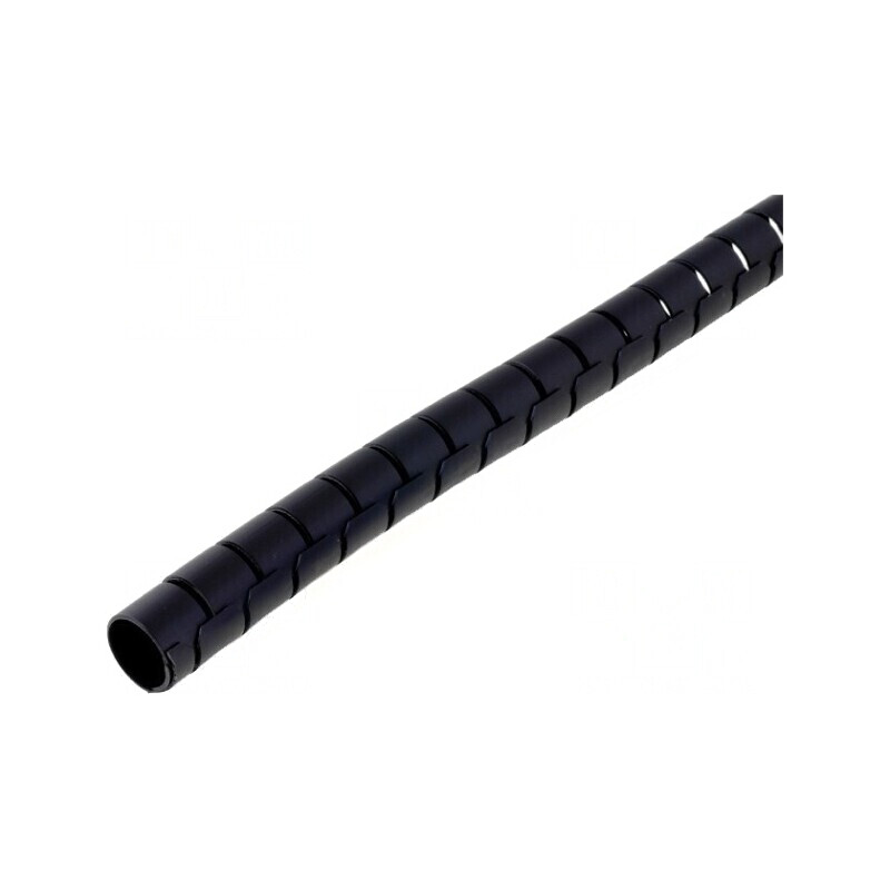 Înfășurare Spirală Polipropilenă Neagră 25mmx20m | Electronic-mag.ro | Componente Electronice