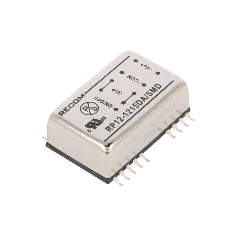 Convertor DC/DC 12W 9-18V la ±15V SMD | Electronic-mag.ro | Componente Electronice