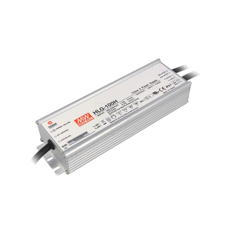 Alimentator LED 96W 48V 2A HLG-100H-48B | Electronic-mag.ro | Componente Electronice