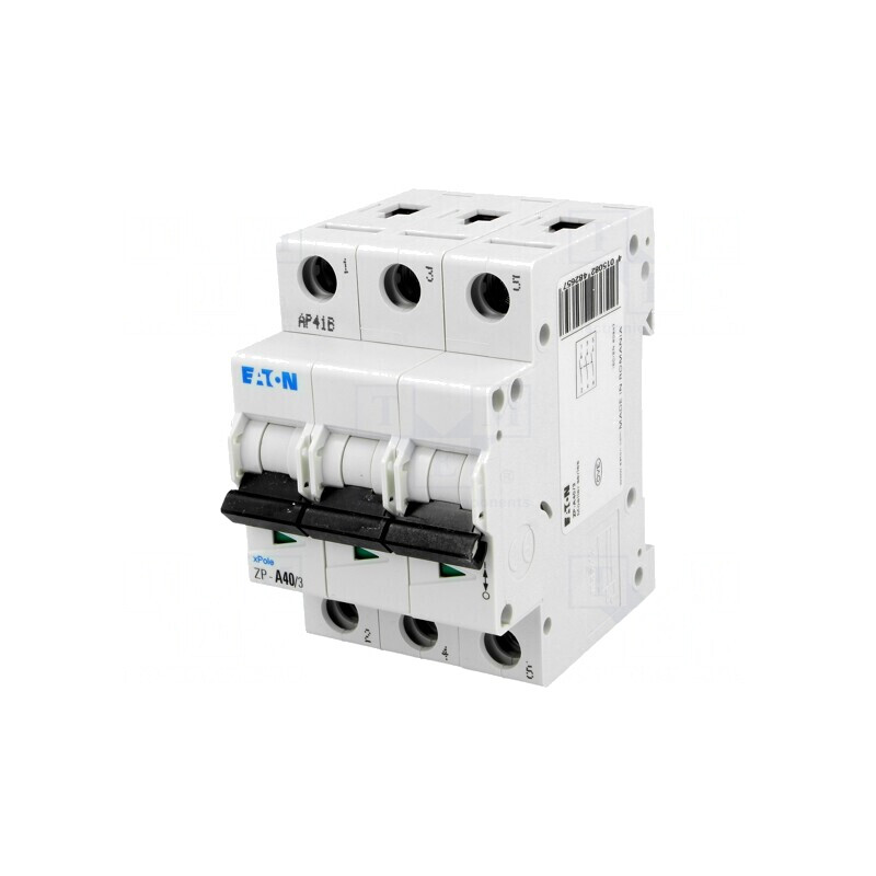 Separator-întrerupător 3 Poli 40A 400VAC pentru șină DIN | Electronic-mag.ro | Componente Electronice