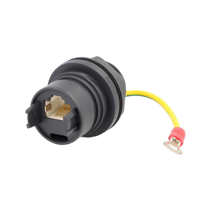 Conector RJ45 Cuplă Ecranat Push-Pull Buccaneer 6000 Cat 5e | Electronic-mag.ro | Componente Electronice
