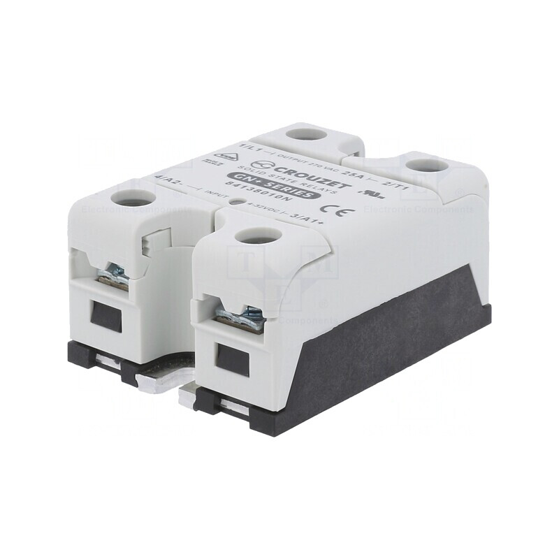 Releu Semiconductor 25A 1-Fazat 12-270VAC | Electronic-mag.ro | Componente Electronice