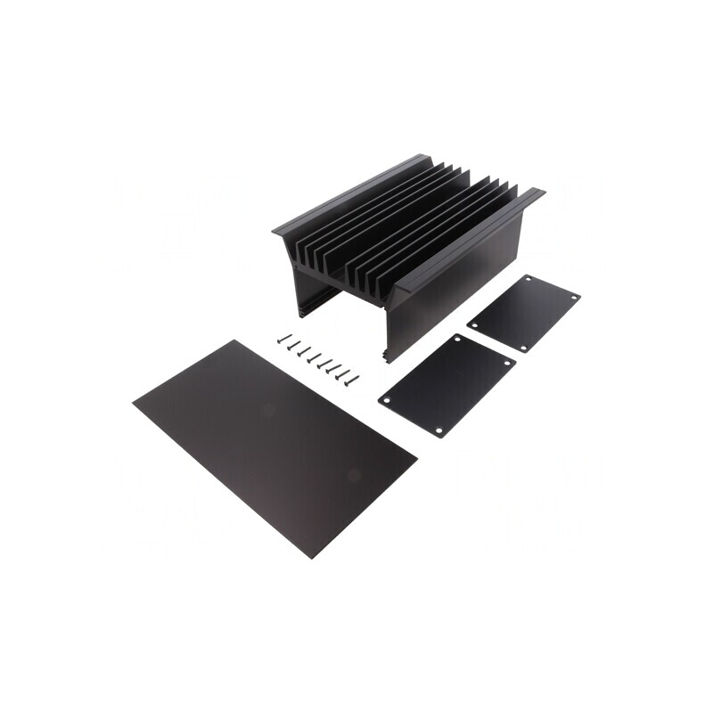 Radiator negru aluminiu anodizat 80x143mm WAG 100 SA | Electronic-mag.ro | Componente Electronice Radiator negru aluminiu anodizat 80x143mm WAG 100 SA | Electronic-mag.ro | Componente Electronice
