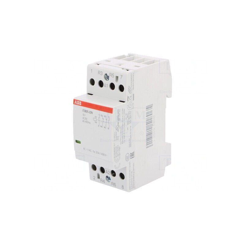 Contactor 4-poli 25A 12V AC/DC -25÷55°C | Electronic-mag.ro | Componente Electronice