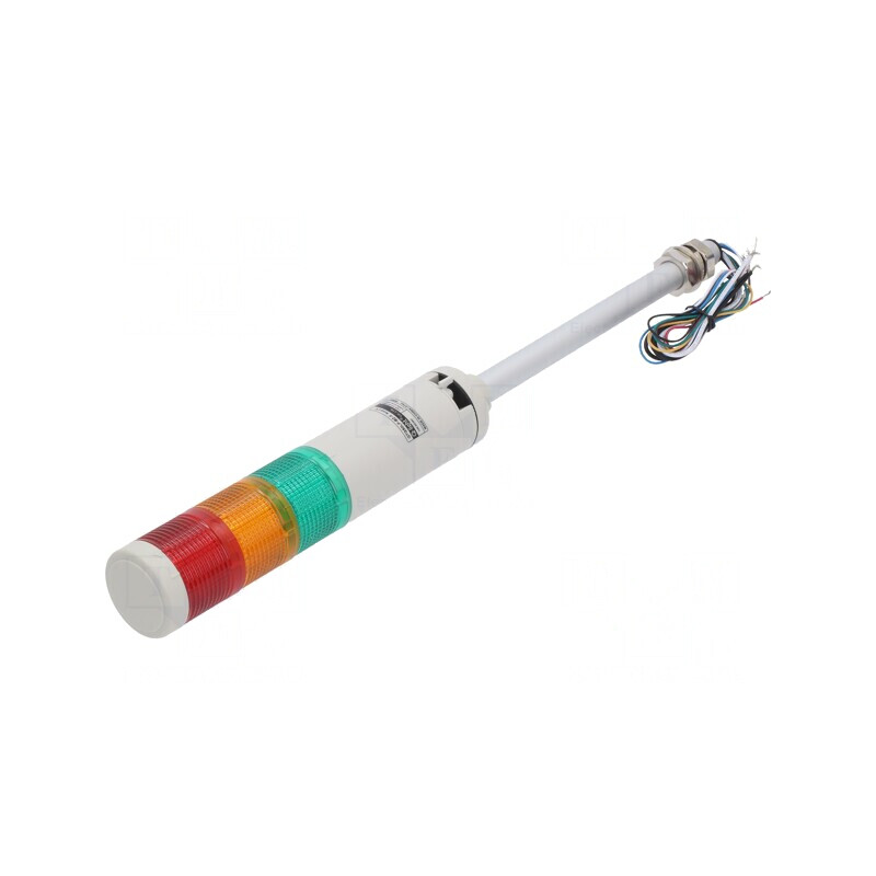 Coloană de semnalizare LED roşu/ambră/verde | Electronic-mag.ro | Componente Electronice