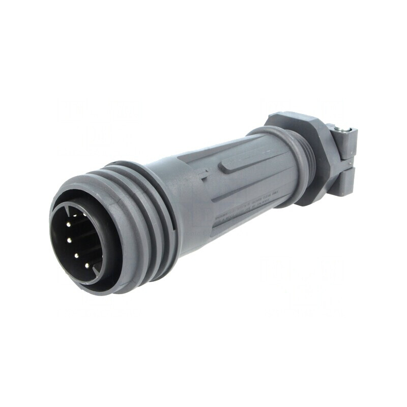Conector Circular Mufă Tată 10 PIN-uri Alamă | Electronic-mag.ro | Componente Electronice