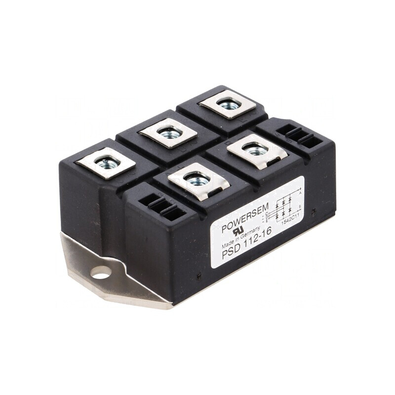 Punte Redresoare Trifazată 1,6kV 127A | Electronic-mag.ro | Componente Electronice Punte Redresoare Trifazată 1,6kV 127A | Electronic-mag.ro | Componente Electronice