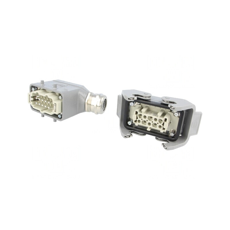 Set Conector HDC Tată-Mamă Soclu-Mufă Han Kit | Electronic-mag.ro | Componente Electronice