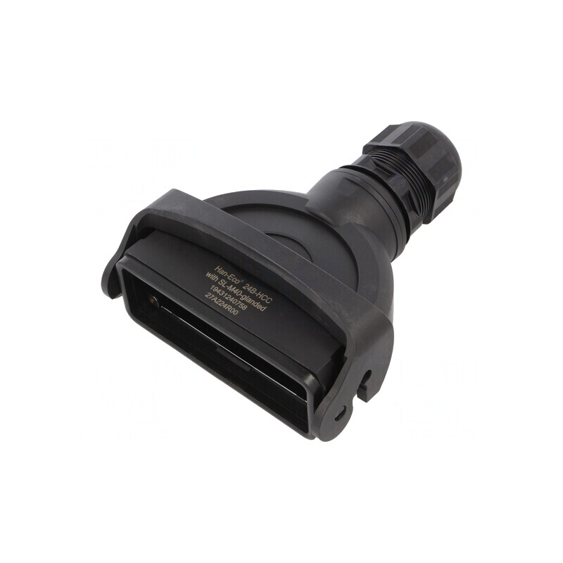 Carcasă pentru Conectori HDC Han-Eco B 24B Drept | Electronic-mag.ro | Componente Electronice
