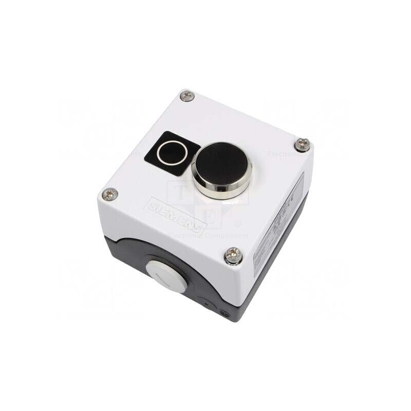 Casetă de comandă 1 buton metalic IP67 | Electronic-mag.ro | Componente Electronice