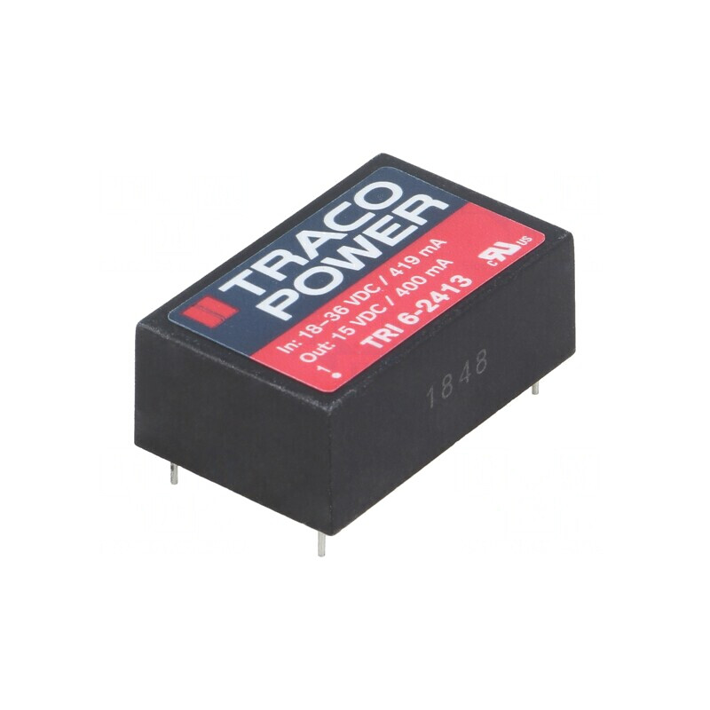 Convertor DC/DC 6W 18-36V la 15V 400mA DIP24 | Electronic-mag.ro | Componente Electronice