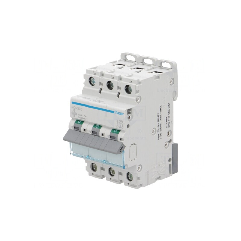 Întrerupător de Supracurent 6A 3 Poli 230/400VAC | Electronic-mag.ro | Componente Electronice