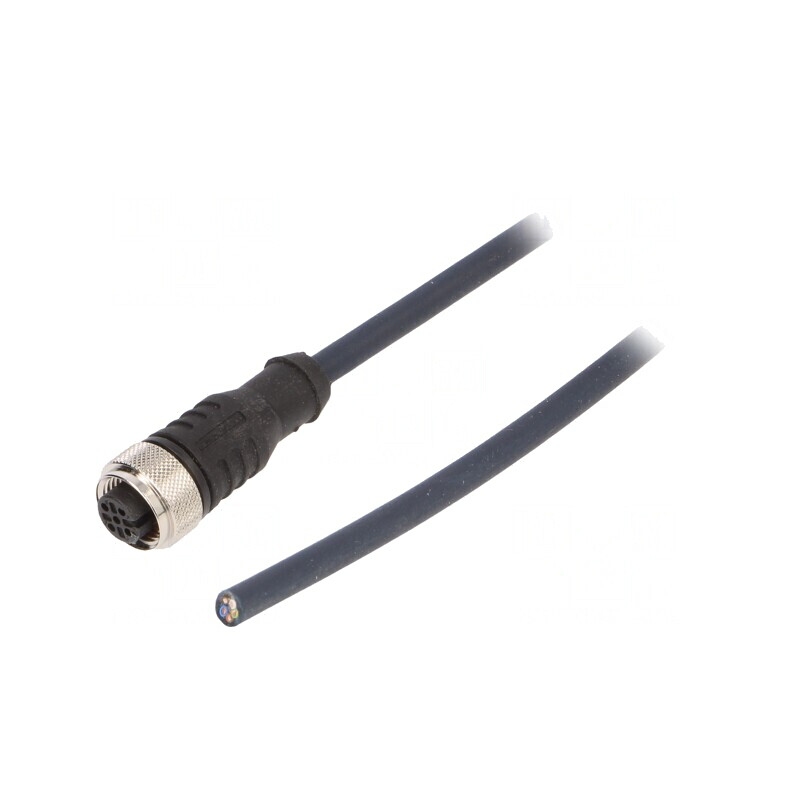 Cablu de conectare M12 5 pini 10m IP69K 60VAC 4A | Electronic-mag.ro | Componente Electronice