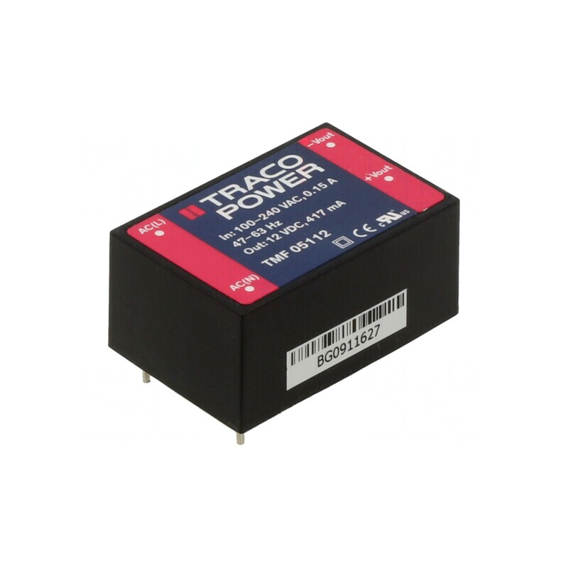 Convertor AC/DC 5W 12VDC TMF 05112 | Electronic-mag.ro | Componente Electronice