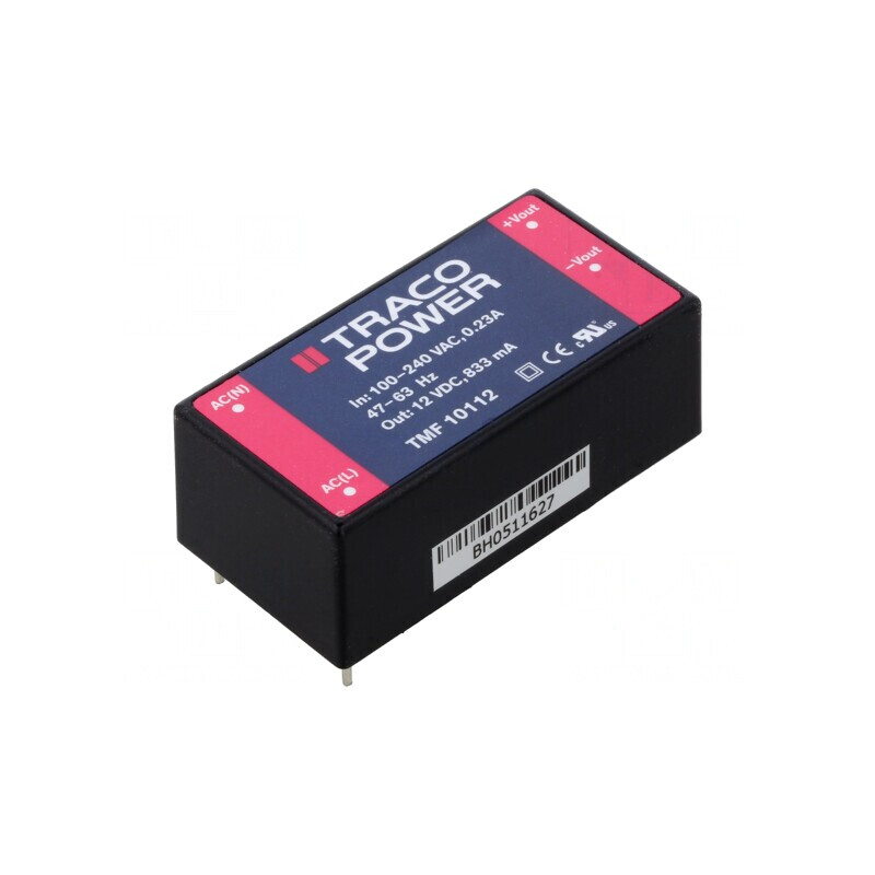 Convertor AC/DC 10W 12VDC TMF 10112 | Electronic-mag.ro | Componente Electronice