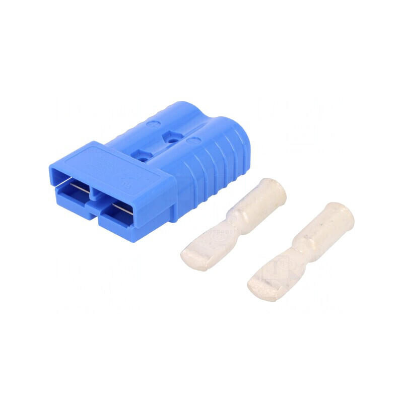 Mufă cablu-cablu hermafrodită 2 pini SB® 350 crimpată | Electronic-mag.ro | Componente Electronice
