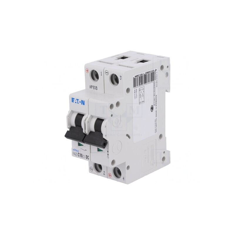 Întrerupător de Supracurent 10A 250VDC 2 Poli FAZ-C10/2-DC | Electronic-mag.ro | Componente Electronice